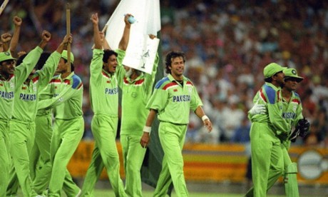 Pakistan cricket team uses 1992 dress kit in 2015 ICC ... - 460 x 276 jpeg 44kB