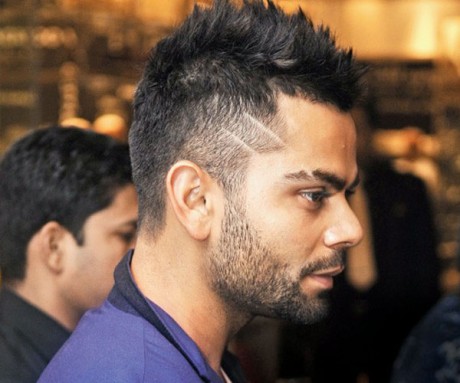 Virat Kohli Hairstyle and Pictures - 460 x 383 jpeg 43kB